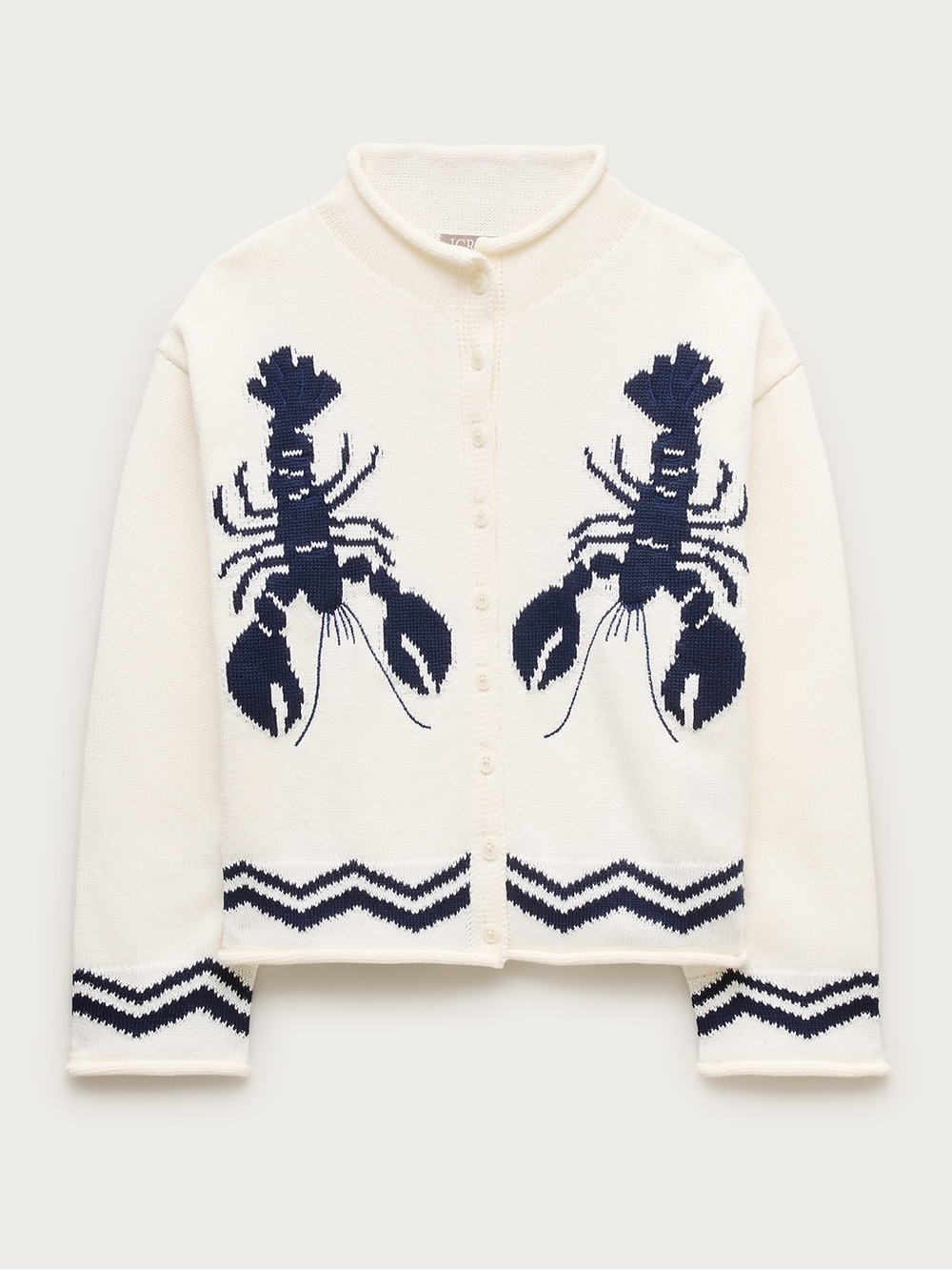 NWT J.Crew Rollneck Cardigan Size XS